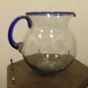 cobalt blue pitcher